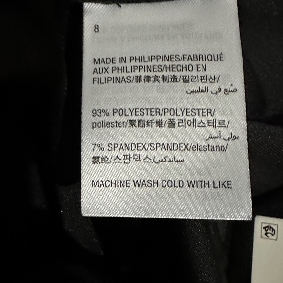 260 INC International Concepts | NWT Black Flare Leg Ruffle Hem Pants (Size 8) - Picture 10 of 14